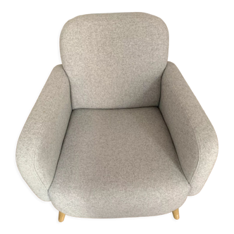 Fauteuil en flanelle