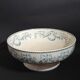 Earthenware salad bowl Sarreguemines model "Mozart"