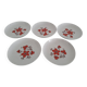Lot de 5 assiettes creuses- Faïencerie Arzberg- 1960/70