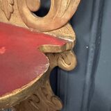 19th century carved gilded wood ottoman shelf