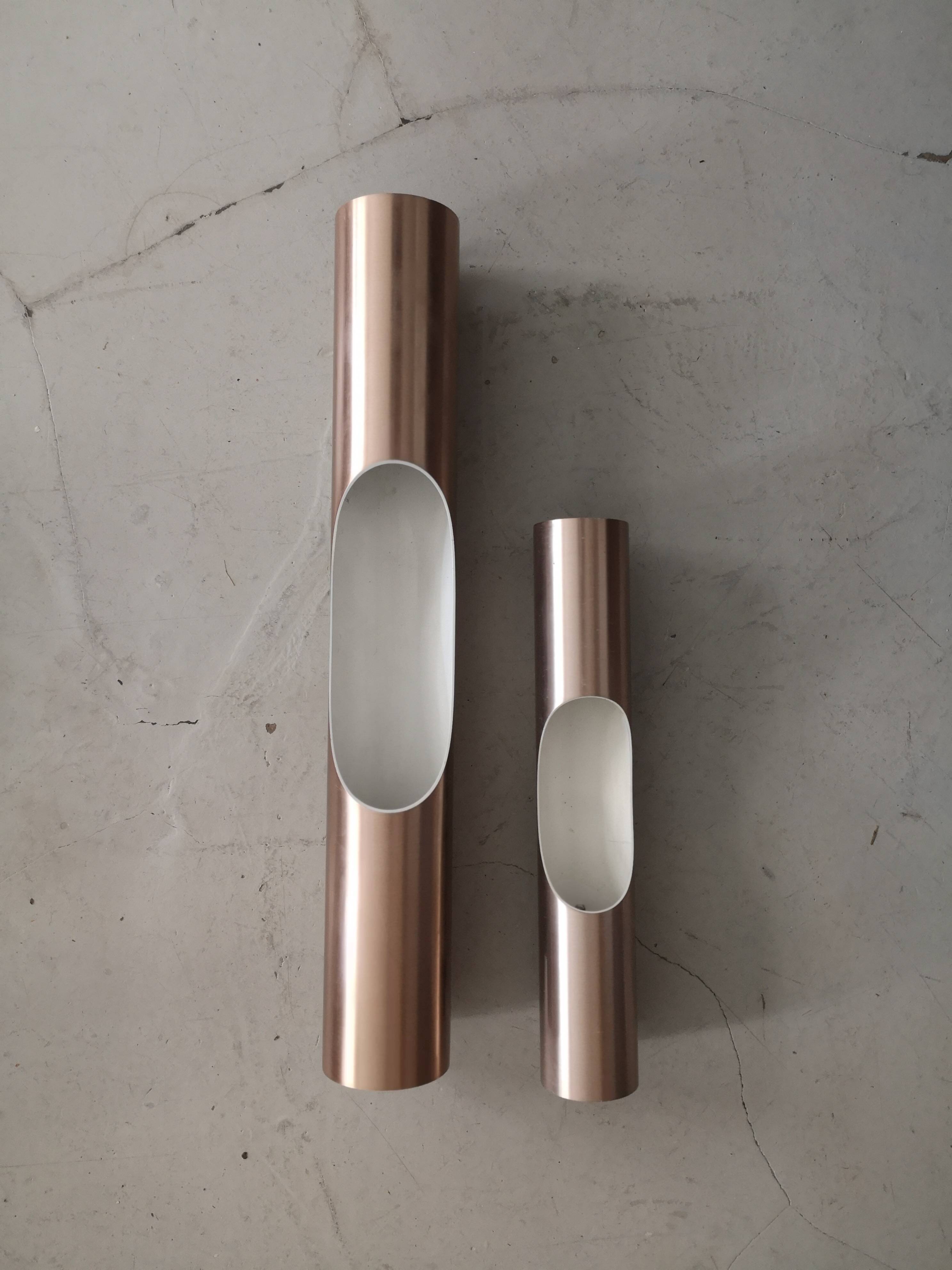 Sconces 70 chrome rosé raak by maija liisa komulainen