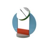 Michele De Lucchi, postmodern table mirror / dressing table, Memphis, Italy, 1980s