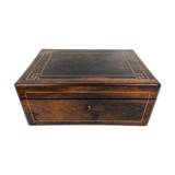 Napoleon III box or box in marquetry, 19th century