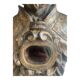 Bust of bishop in reliquary in silver wood xviith