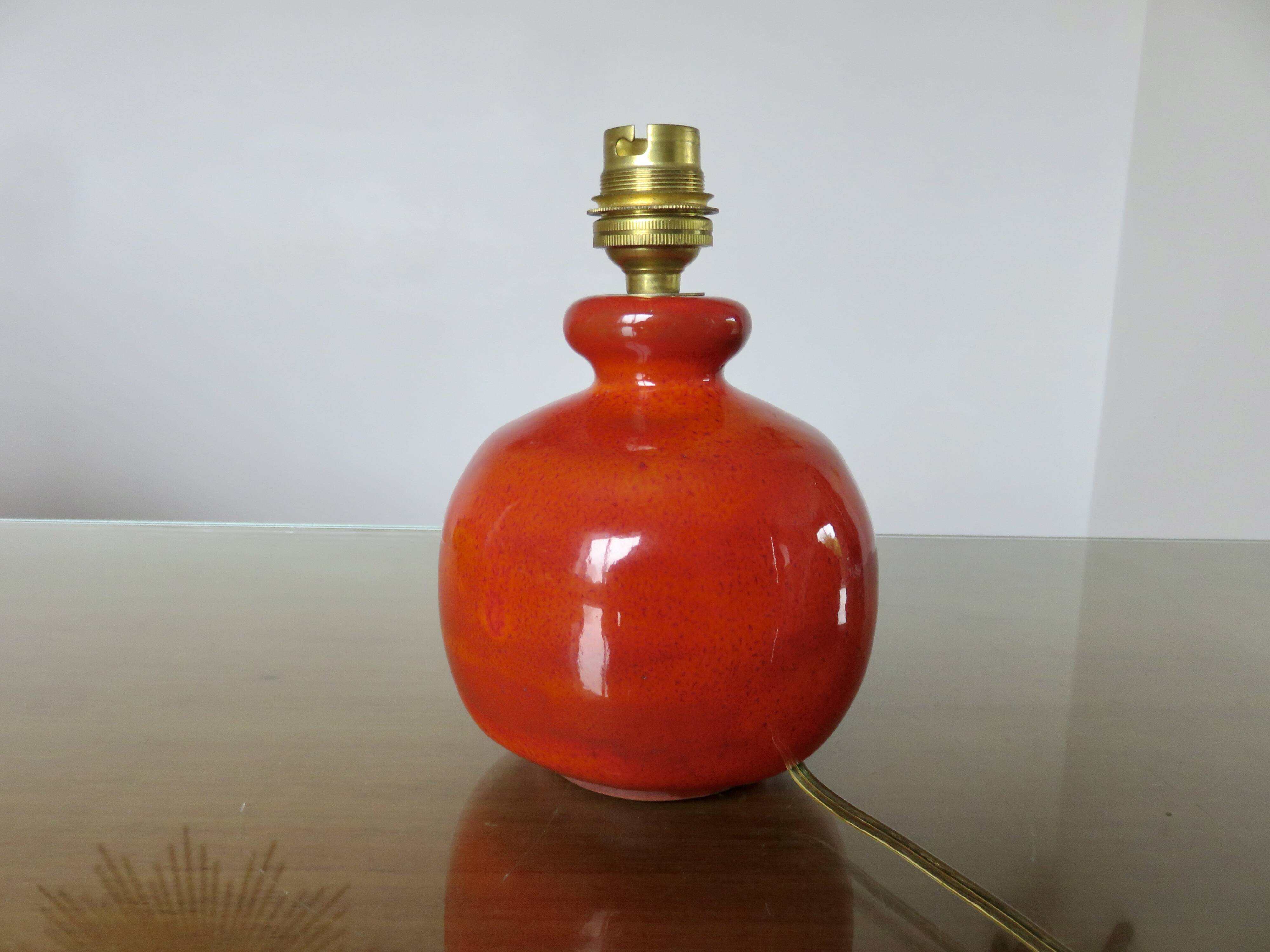 Lamp signed Robert & Jean Cloutier