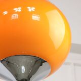 Space Age Orange Flash Floor Lamp from Guzzini, 70s