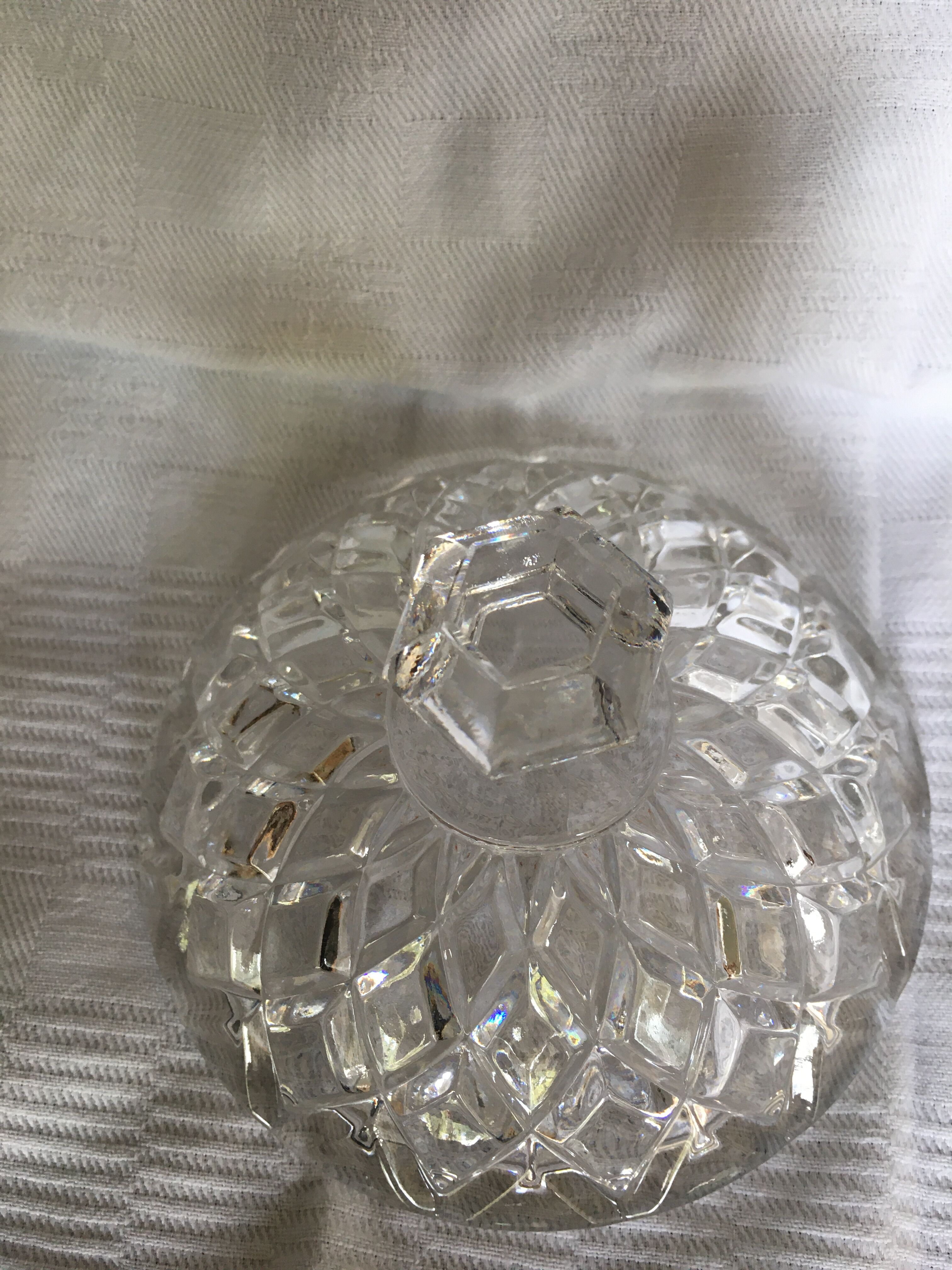 Baccarat cast crystal candy