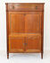 Solid wood bar cabinet, Louis XVI style – mirror and shelf