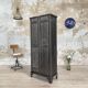 Strafor double-door corrugated iron cloakroom, circa 1920.