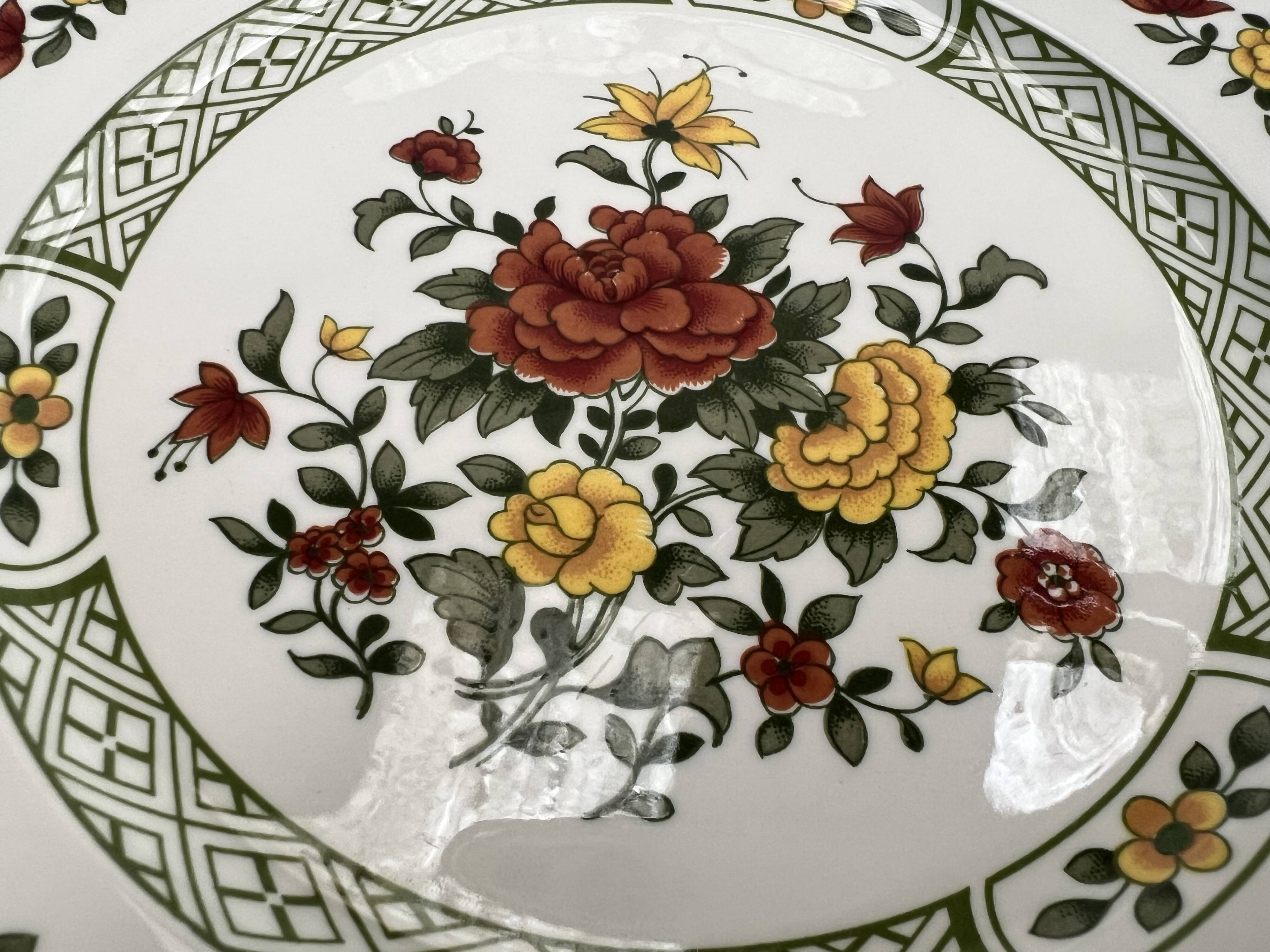6 assiettes à dessert Villeroy Boch Summerday 21cm