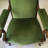 Set of 2 Voltaire armchairs 60s