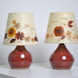 Pair of bedside lamps 1970