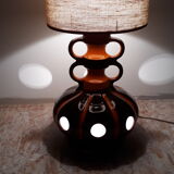 giant lamp with typical pumpkin ceramic 1970 120cmx32cm