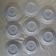 8 plates dessert porcelain Guy Degrenne decoration Basket fruit flowers