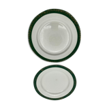 Set of 2 plates Digoin & Sarreguemines