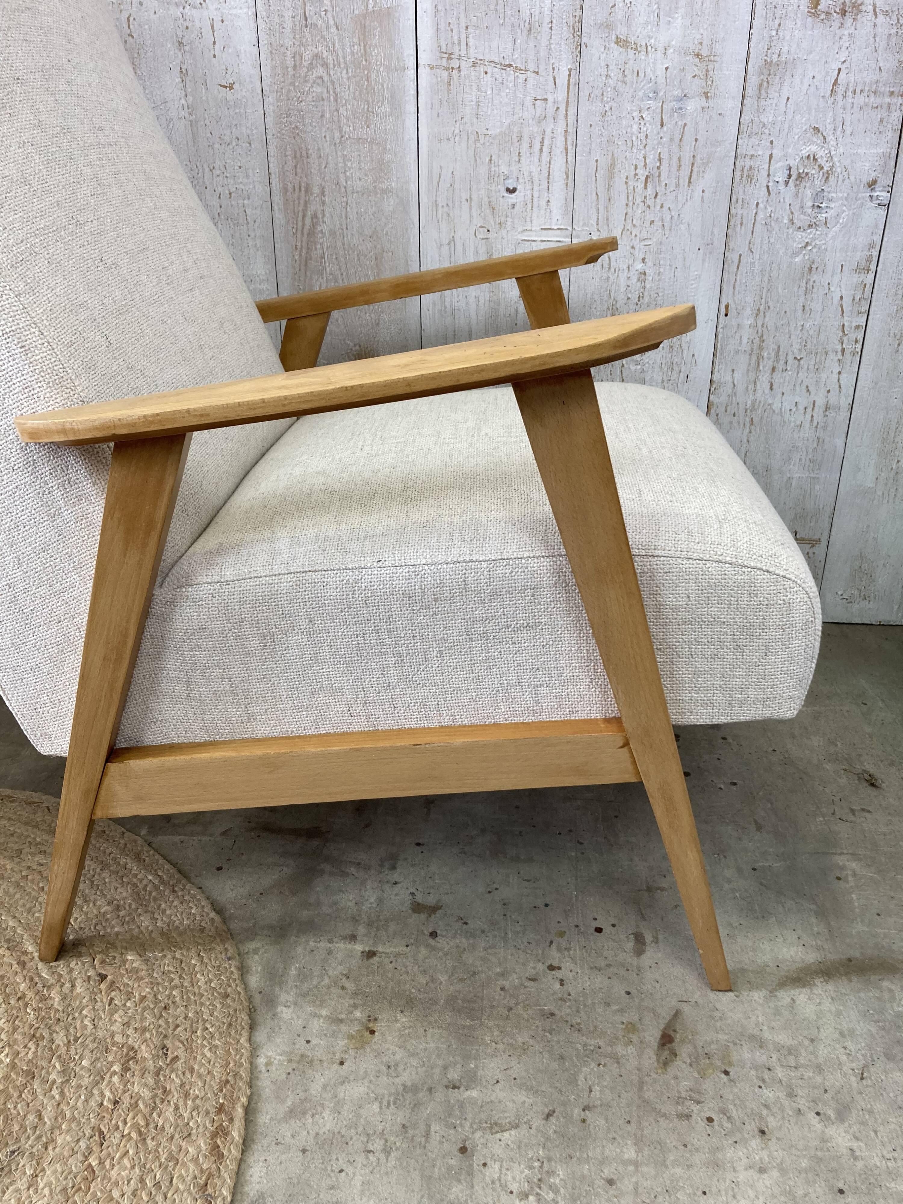 Restored vintage armchair