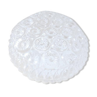 Original ceiling lamp molded glass globe Flowers daisy old dp 0422060