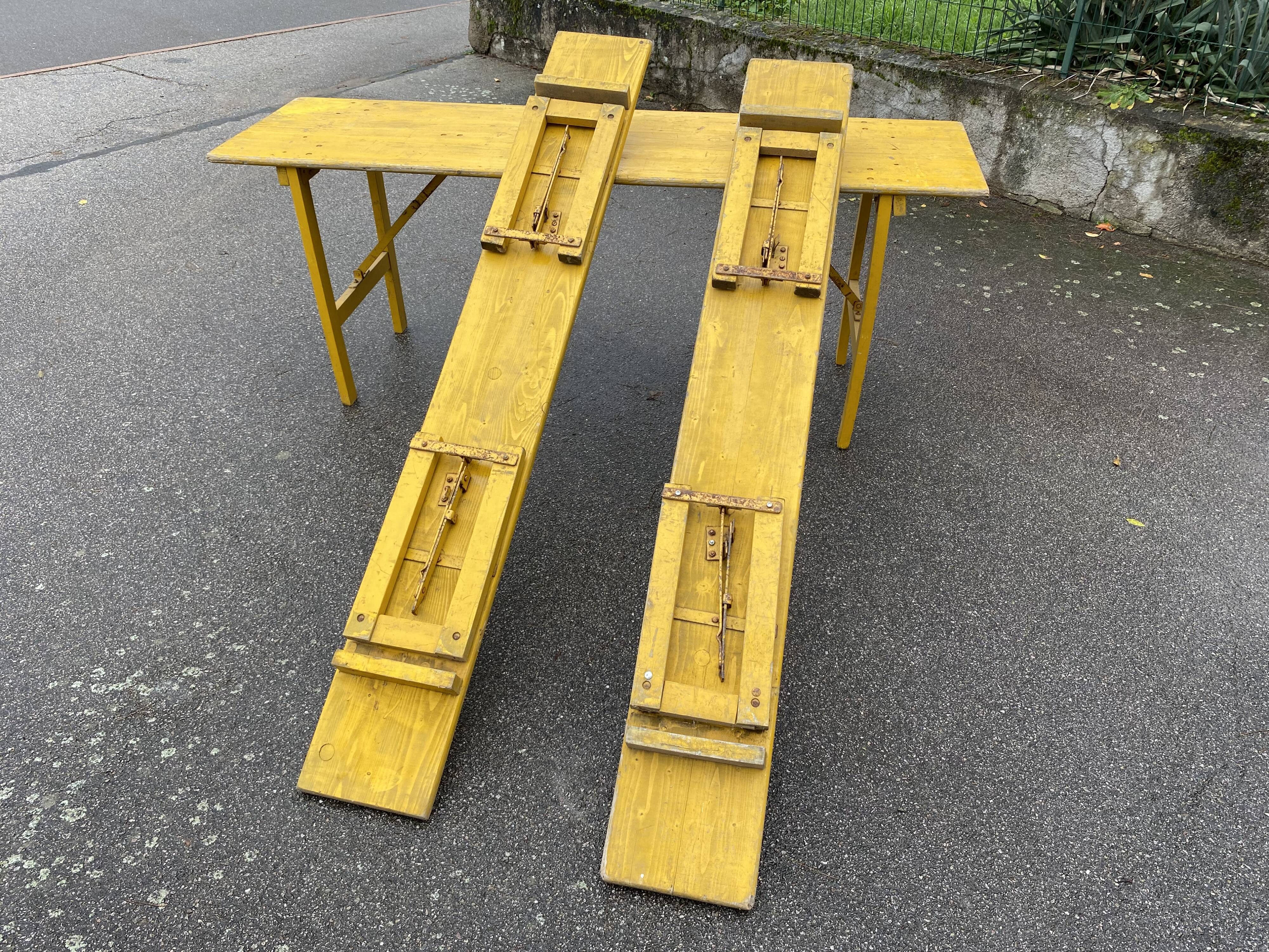 Terrace table & benches