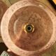 Pair of Art Deco suspensions in pink Clichy glass