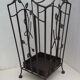 Wrought iron umbrella holder