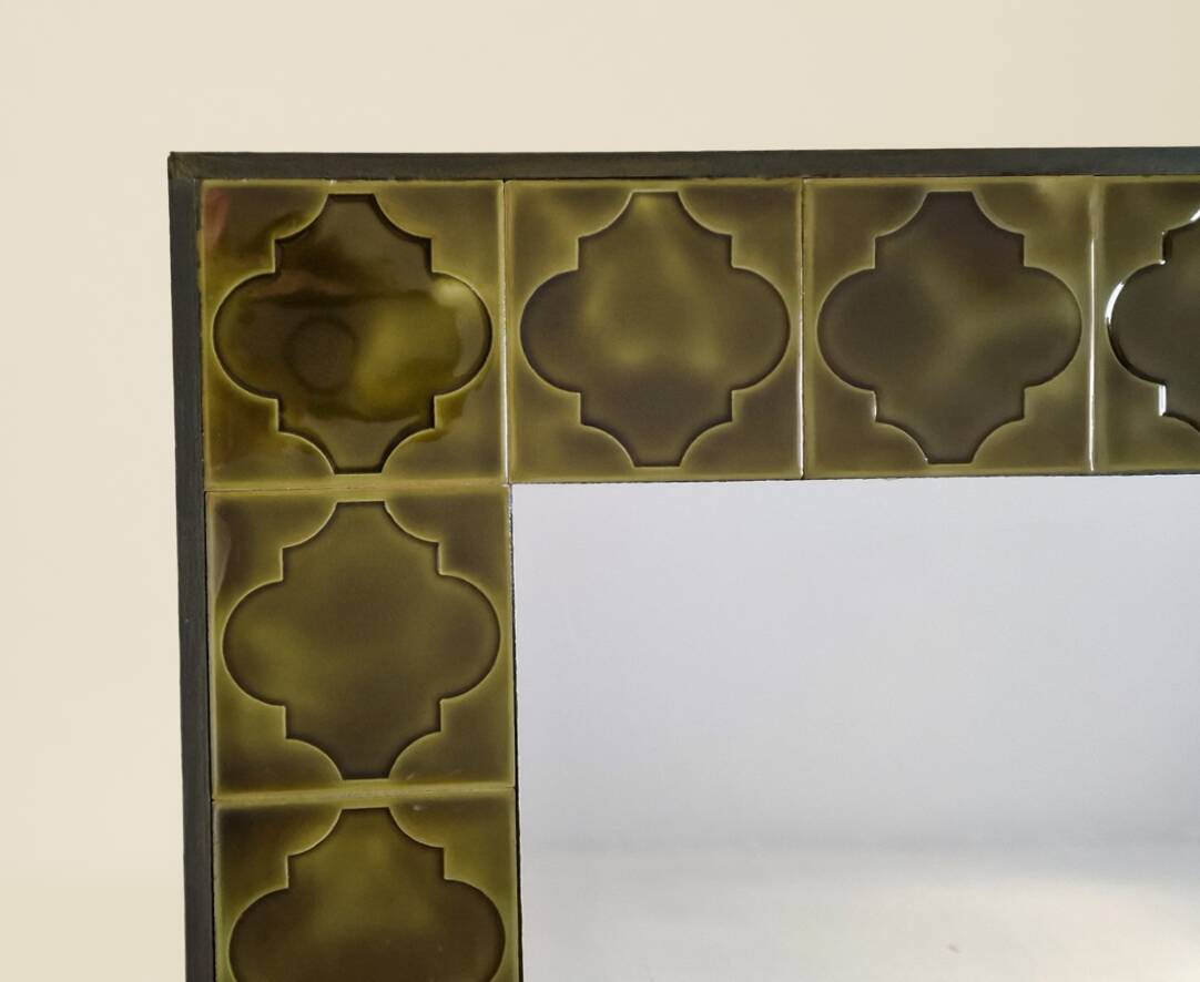 Square ceramic mirror