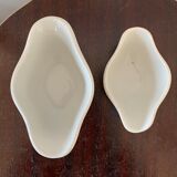 Set of 2 small cream jars