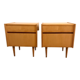 Pair of vintage bedside tables 1960-80's