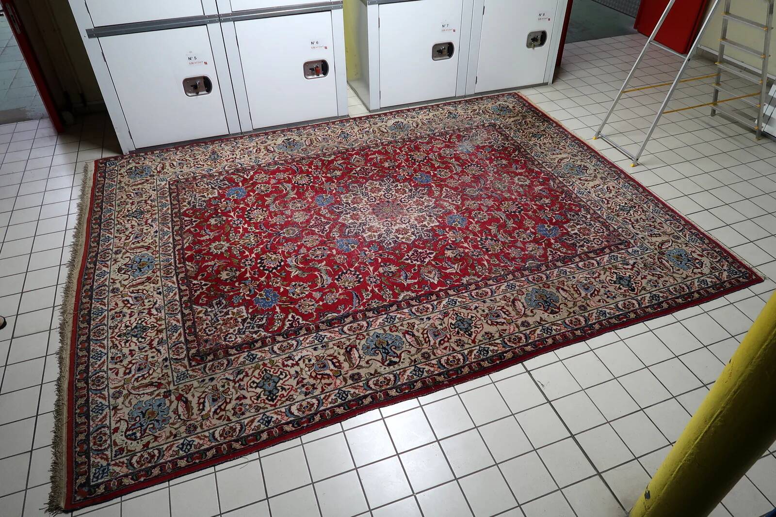 Antique Persian Tabriz handmade rug 309 x 404 cm 1900s - 1C1209