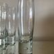 Set of 6 Kosta Boda sparkling champagne glasses from the 70s