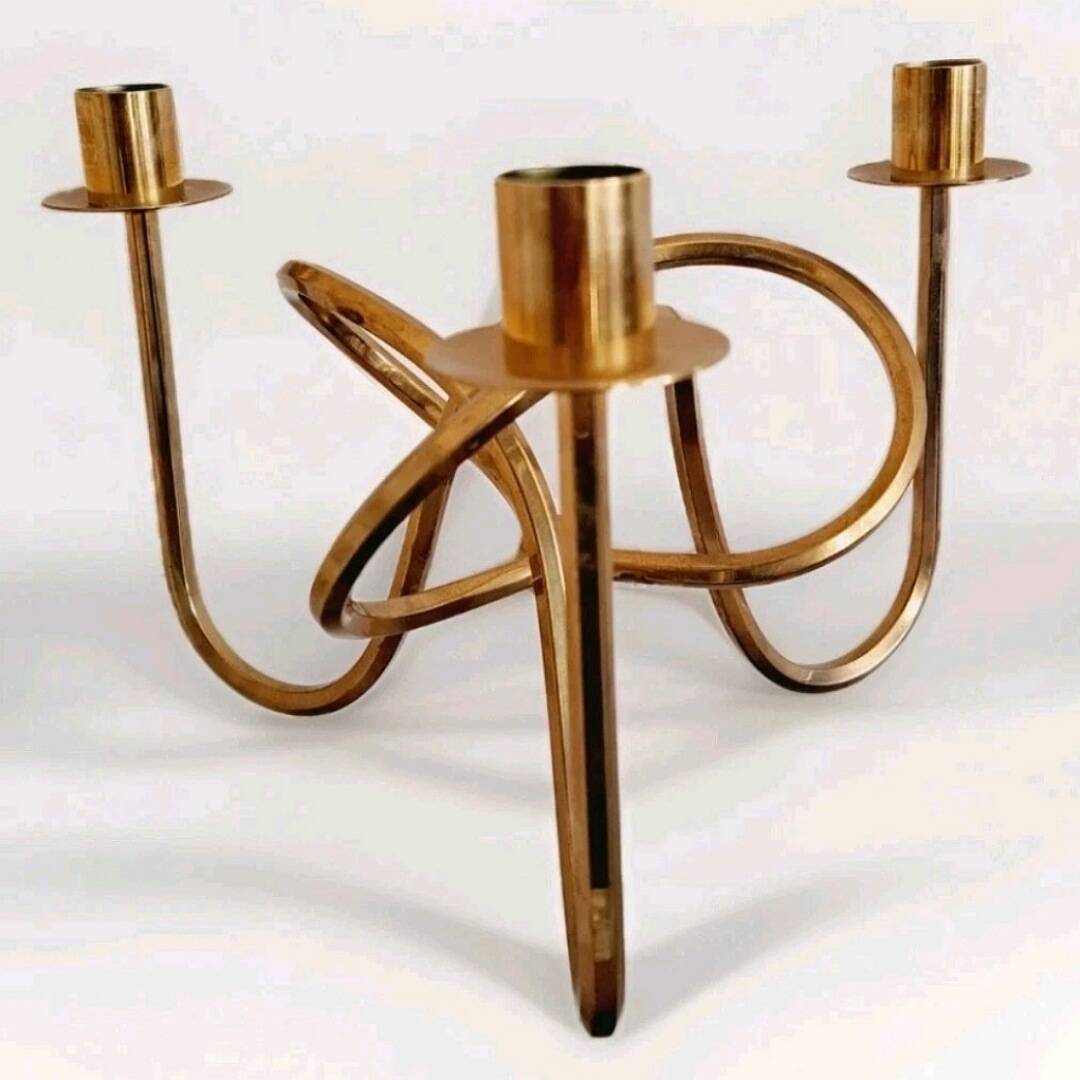 Josef Frank Svenskt Tenn candle holder brass design