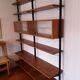 Olof Pira teak modular library shelf system for String
