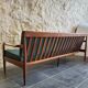 Vintage Scandinavian 3-seater canapé in solid wood