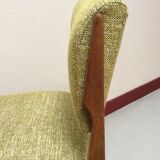 Scandinavian mustard chair 70s