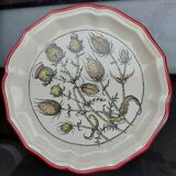 Longwy enameled decorative plate