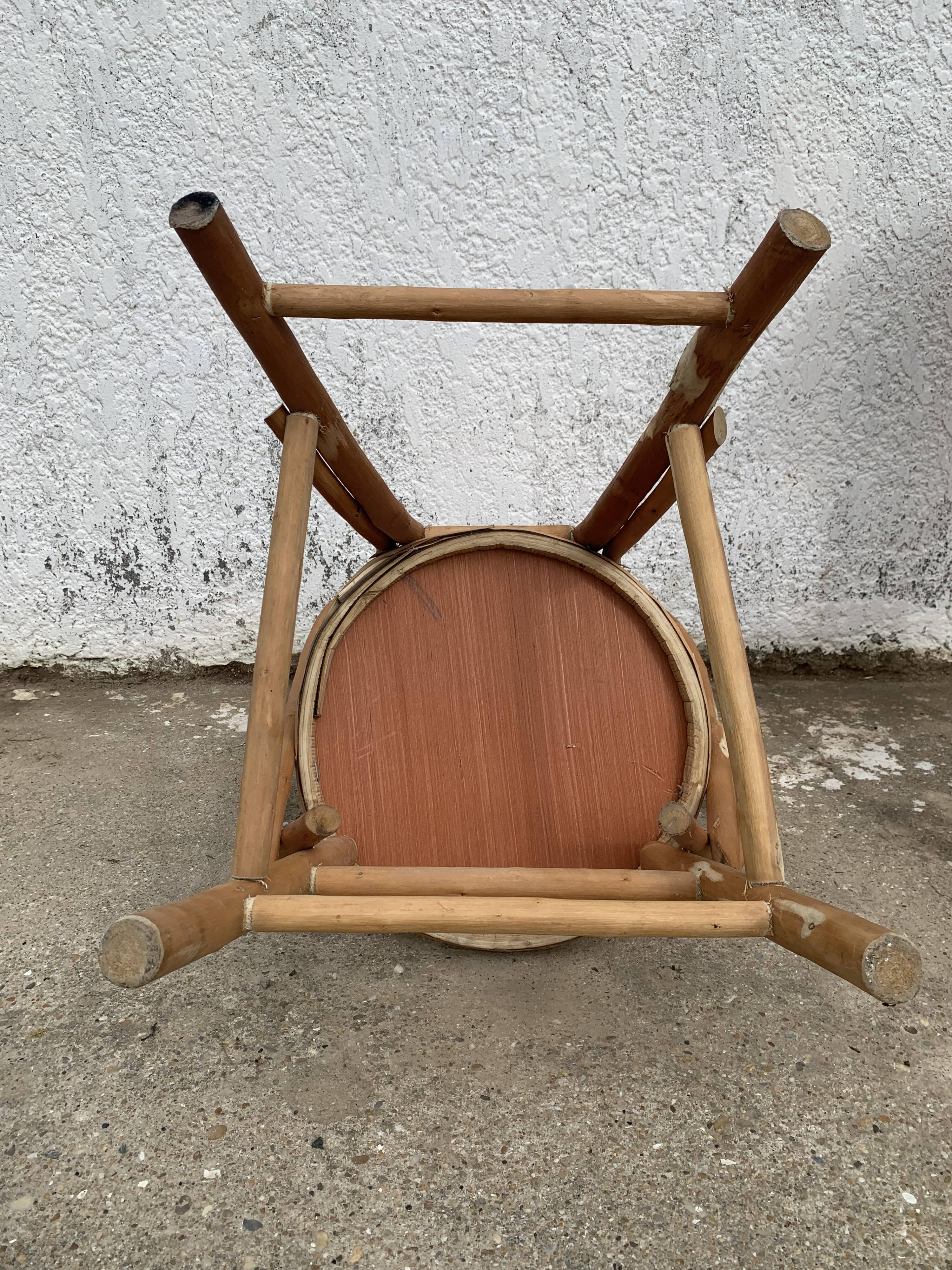 Chestnut armchairs (pair)