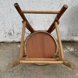 Chestnut armchairs (pair)