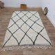 Azilal Berber rug in handmade wool 250 X 157 CM