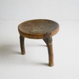 Wa-Hehe tribal carved tripod stool, Tanzania 1950s