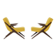 Pair of armchairs by ULUV upholstered in Kvadrat Hallingdal, Czechoslovakia, 1960s