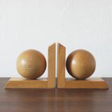 Serre-livres en bois modernes du milieu du siècle, années 1950, lot de 2