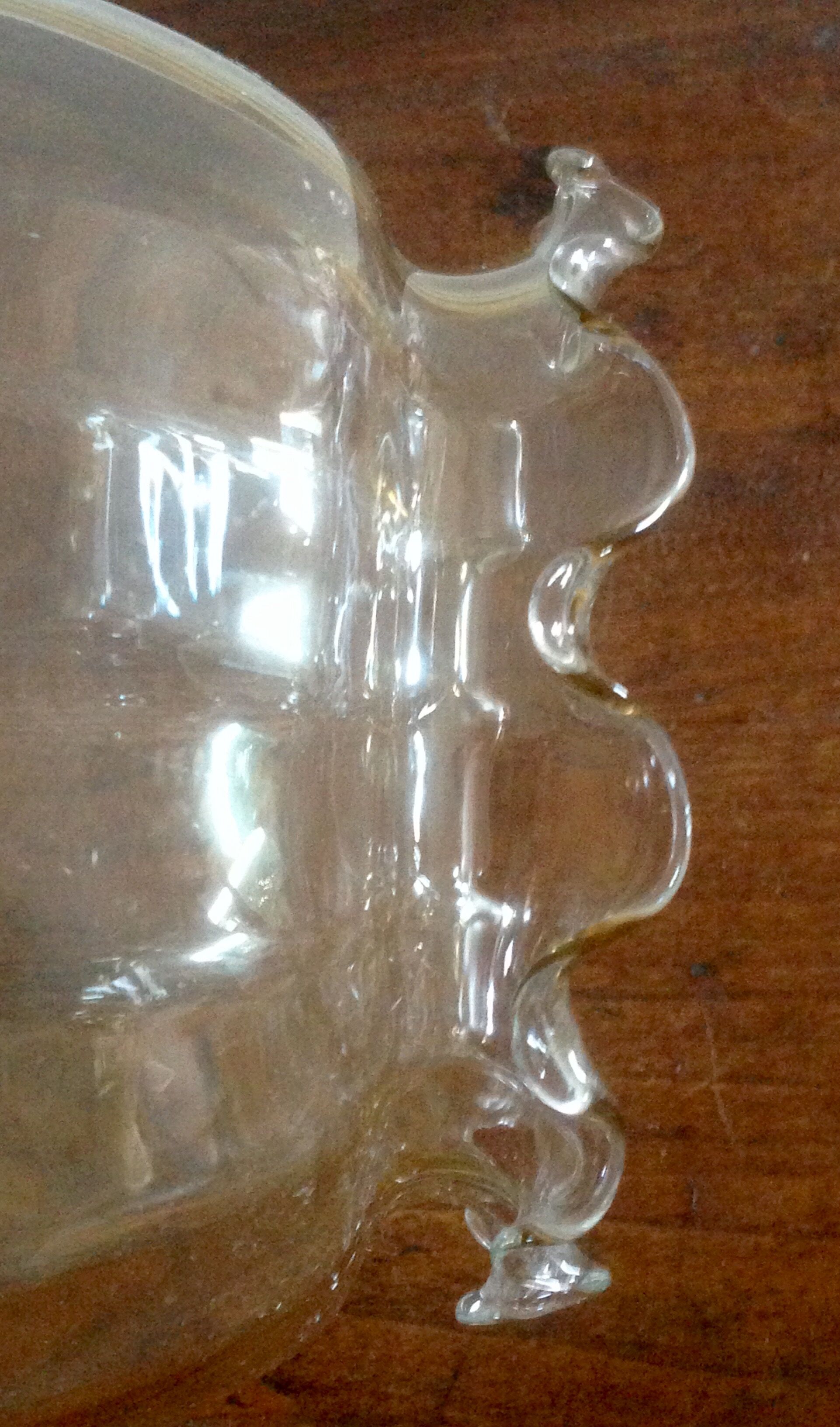 Suspension ceiling light glass vintage