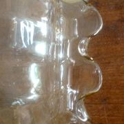 Suspension plafonnier en verre vintage