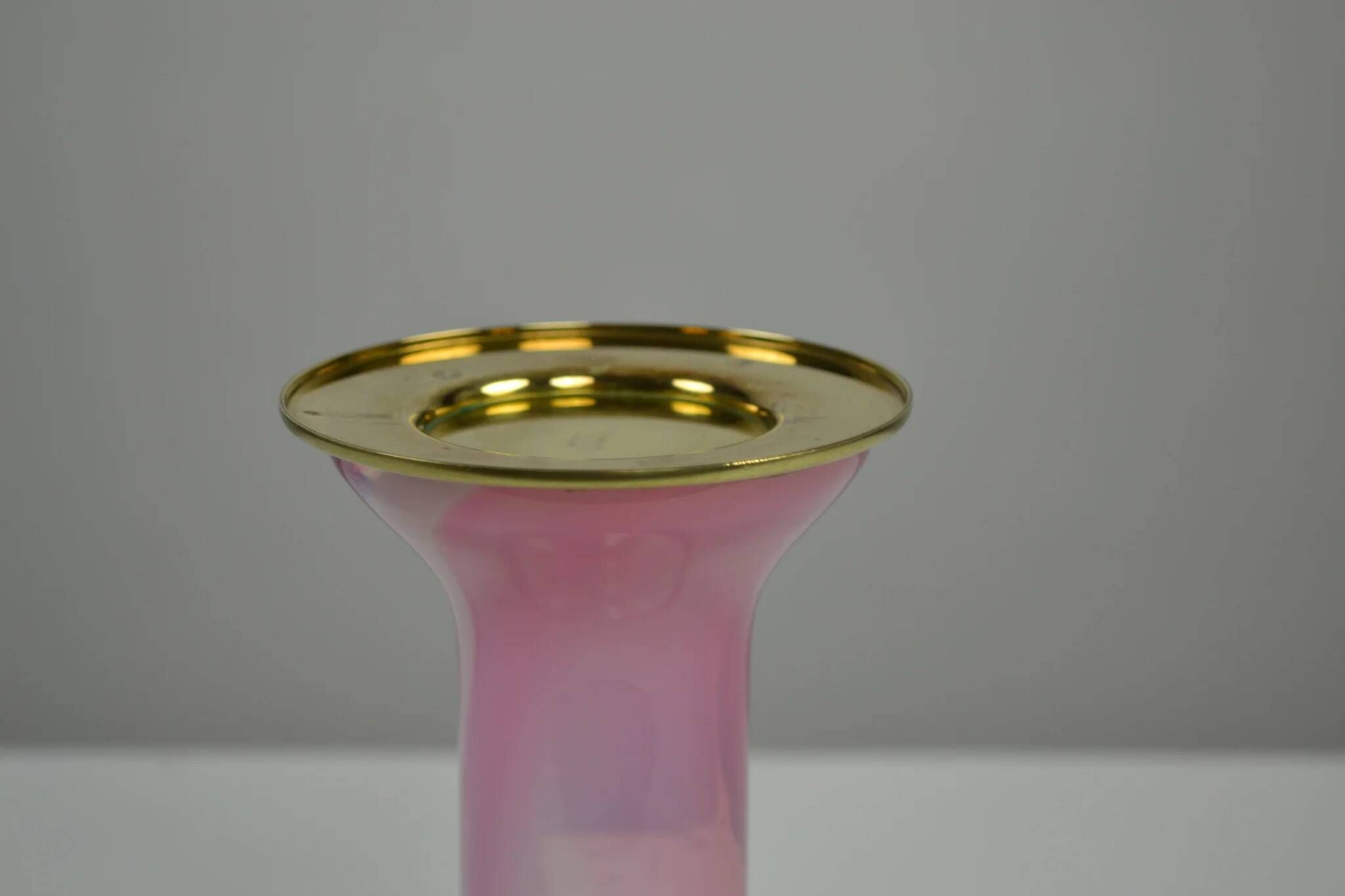 Full Lead Crystal Candle holder by Hanne Dreutler for Studio Åhus, Sweden, 1980