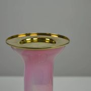 Full Lead Crystal Candle holder by Hanne Dreutler for Studio Åhus, Sweden, 1980