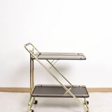 Trolley, bar service, folding table, in formica