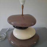 Ceramic stacked pebble lamp