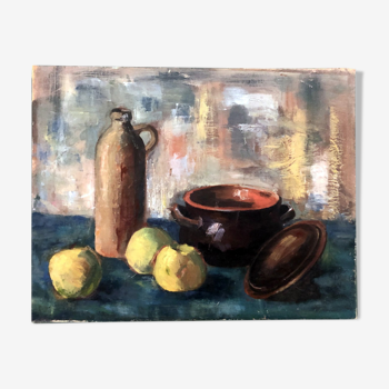 Painting "apples and pottery"