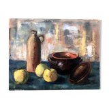 Painting "apples and pottery"