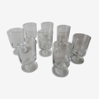 6 Luminarc vintage year 70 wine glasses