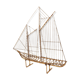 Sculptural Sailing Ship by Curtis Jeré, 1976